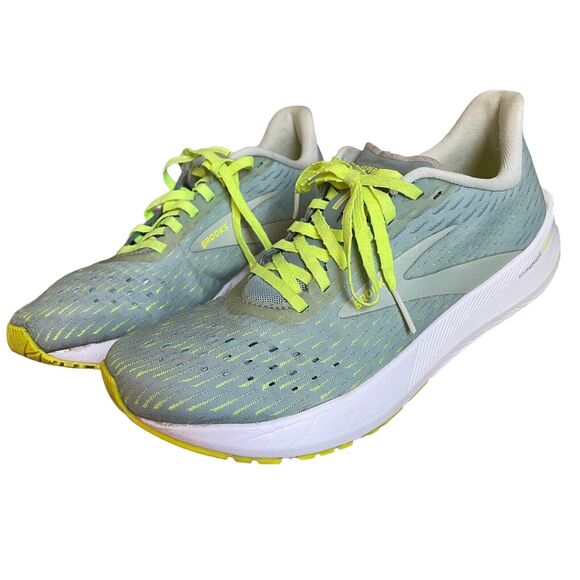 Brooks Hyperion Tempo Running Sneaker Size 9 Womens Pale Turquoise G8 with Jeans - Picture 3 of 16